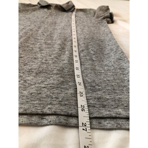 American Eagle Outfitters Mens Super Soft Slim Fit Polo Shirt S Gray Golf Preppy - Picture 8 of 8